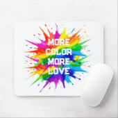Regenboog Spetter Pride Maand Design Muismat (Met muis)