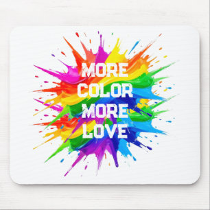 Regenboog Spetter Pride Maand Design Muismat