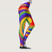 regenboog spin leggings (Rechts)