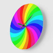 REGENBOOG SPIRAAL GROTE KLOK (Hoek)