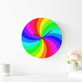 REGENBOOG SPIRAAL GROTE KLOK (Huis)