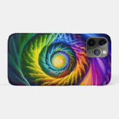 Regenboog spiraal uit Case-Mate iPhone case (Achterkant (horizontaal))