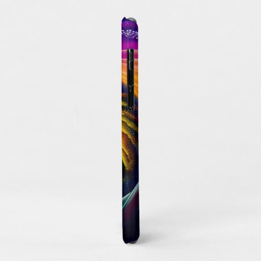 Regenboog spiraal uit Case-Mate iPhone case (Achterkant/links)