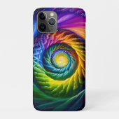 Regenboog spiraal uit Case-Mate iPhone case (Achterkant)