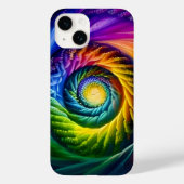 Regenboog Spiraal Uit Case-Mate iPhone Case (Achterkant)