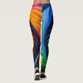 Regenboog spiraal uit leggings (Achterkant)