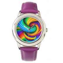 Regenboog Spiraal Wervelwind Abstract - Psychedeli