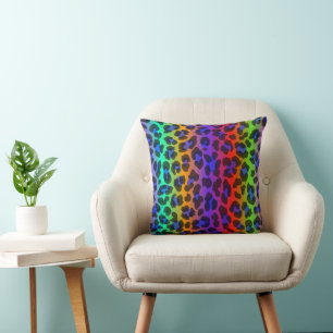 Regenboog Splash 16x16 Kussen