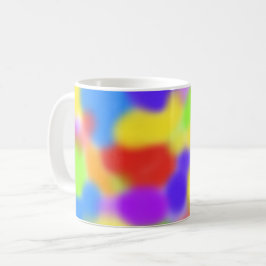 Regenboog Splodges Abstract Ontwerp - Koffiemok