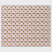 🌈🦇 Regenboog Spookfeest Cadeaupapier (Vlak)