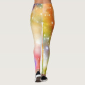 Regenboog Sprankelende Melkweg Leggings (Achterkant)