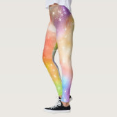 Regenboog Sprankelende Melkweg Leggings (Links)