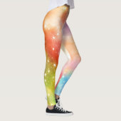 Regenboog Sprankelende Melkweg Leggings (Rechts)