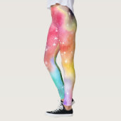Regenboog Sprankelende Melkweg Leggings (Links)
