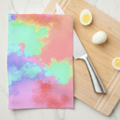 Regenboog spray verf effect Theedoek (Quarter Fold)