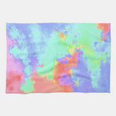 Regenboog spray verf effect Theedoek (Horizontaal)