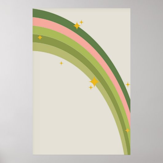 Regenboog St Patrick's Day Poster (Voorkant)