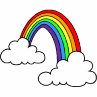 regenboog staand fotobeeldje 