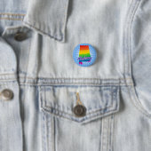 Regenboog Staat Alabama Ronde Button 3,2 Cm (In situ)