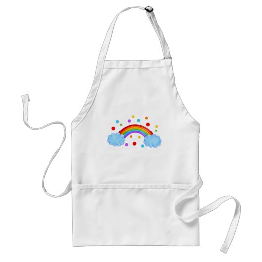 Regenboog Standaard Schort (Voorkant)