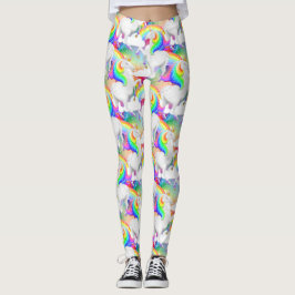Regenboog Starburst Prinses Eenhoorn Leggings
