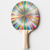 Regenboog Starburst Tafeltennisbatje (Achterkant)