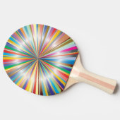 Regenboog Starburst Tafeltennisbatje (Zijkant)