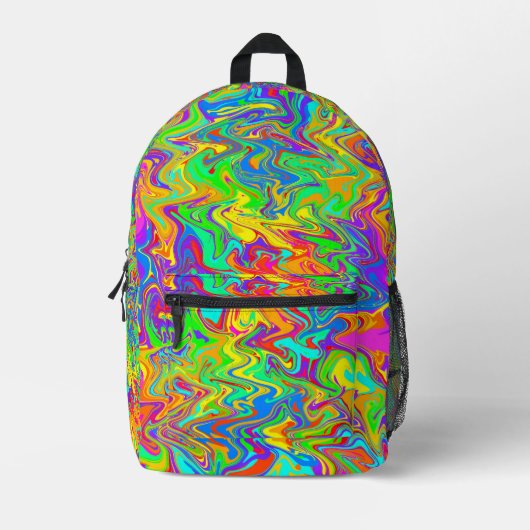 Regenboog Statisch Bedrukte Rugzak (Voorkant)