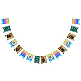 Regenboog Steenbok Glitter Verjaardagsfeest Vlaggetjes