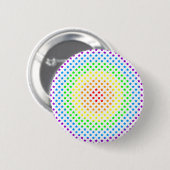 Regenboog Ster Barst Ronde Button 5,7 Cm (Voorkant /achterkant)