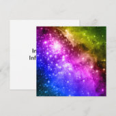 Regenboog sterren kaart (Voorkant / Achterkant)