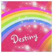 Regenboog sterren rood aangepaste naam herhalen pa stof (Close Up)