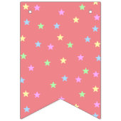 Regenboog Sterrenstelsel Ruimte Vrienden Verjaarda Vlaggetjes (Eerste vlag)