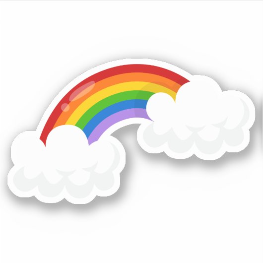 Regenboog Sticker (Voorkant)