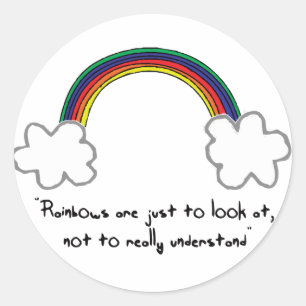 regenboog sticker