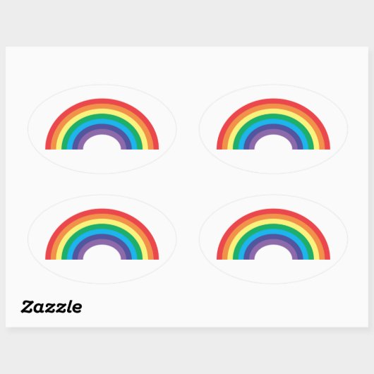 Regenboog Stickers (Vel)