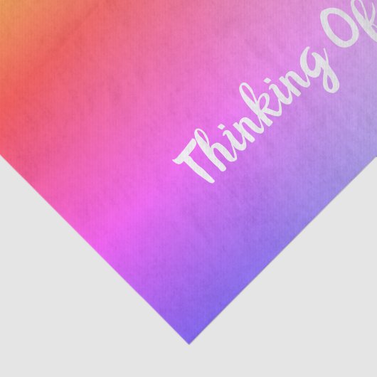 Regenboog Stijl Tissuepapier (Detail)