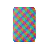 Regenboog stijlvol patroon badmat (Voorkant Verticaal)