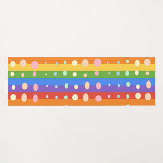 REGENBOOG STIP STREPEN YOGAMAT