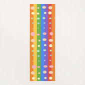 REGENBOOG STIP STREPEN YOGAMAT (Achterkant)