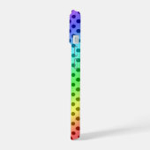 Regenboog Stippen iPhone 15 Hoesje (Linkerkant)