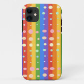 REGENBOOG STIPPEN STREPEN Case-Mate iPhone CASE (Achterkant)