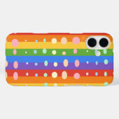 REGENBOOG STIPPEN STREPEN Case-Mate iPhone CASE (Achterkant (horizontaal))