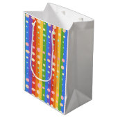 REGENBOOG STIPPEN STREPEN MEDIUM CADEAUZAKJE (Voorkant Gekanteld)