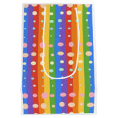 REGENBOOG STIPPEN STREPEN MEDIUM CADEAUZAKJE (Achterkant)