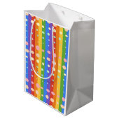 REGENBOOG STIPPEN STREPEN MEDIUM CADEAUZAKJE (Achterkant Gekanteld)