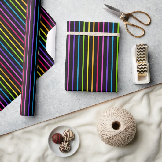 Regenboog Streep 8.2 Inpakpapier (Crafts)