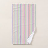 regenboog streep achtergrond bad handdoek (Handdoek)