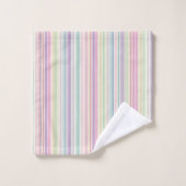 regenboog streep achtergrond bad handdoek (Wasdoekje)
