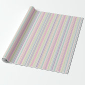 regenboog streep achtergrond cadeaupapier (Uitgerold)